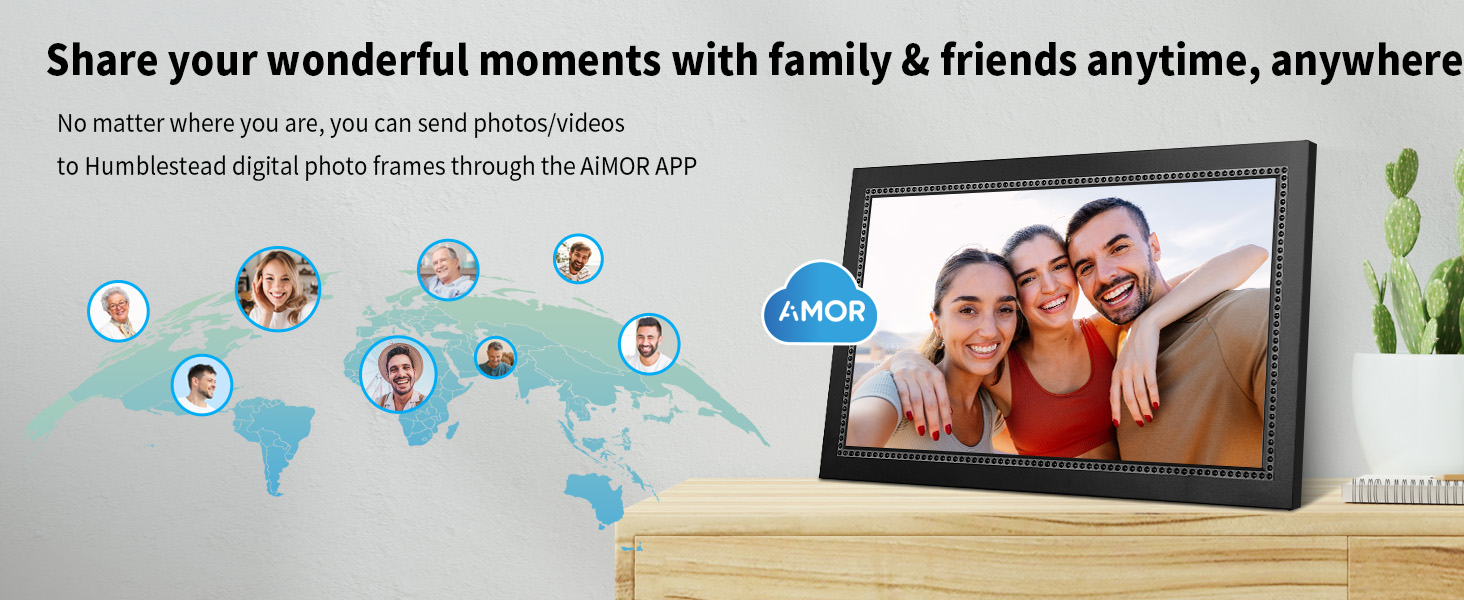 photo frame electronic digital picture frames load from phone