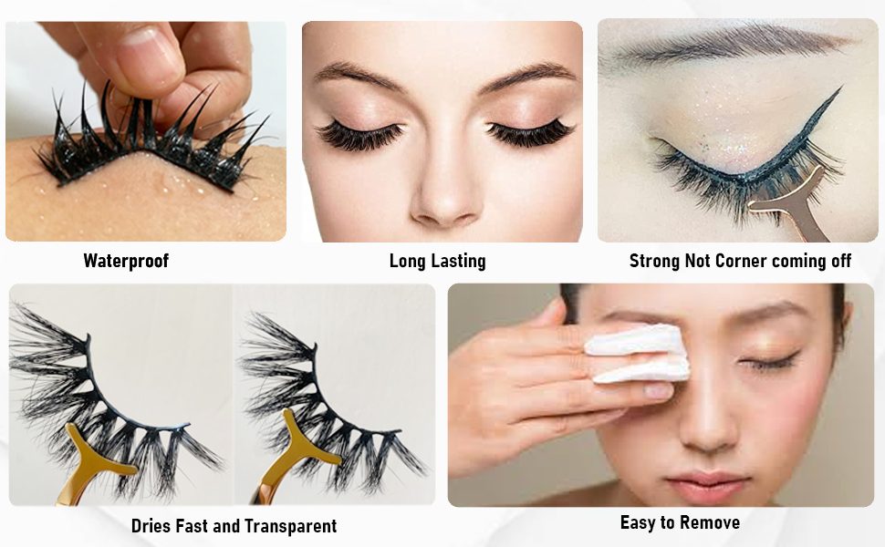Eyelash Glue Strong hold Waterproof
