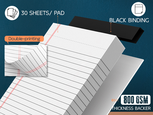 Binding Top Legal Notepads