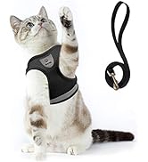Supet Cat Harness and Leash Set for Walking Cat and Small Dog Harness Soft Mesh Harness Adjustabl...