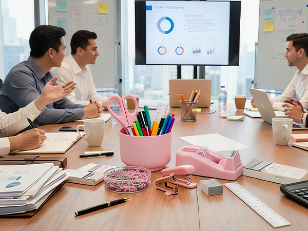 Pink Desk Accessories