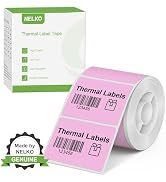 Nelko 40x30 Lables,PM220 Label Maker Tape, 230 Tapes/Roll, 1 Roll,Pink