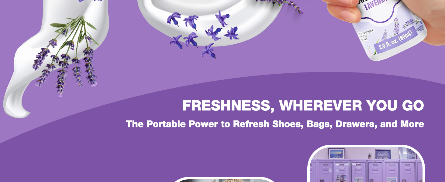 lavender shoe spray