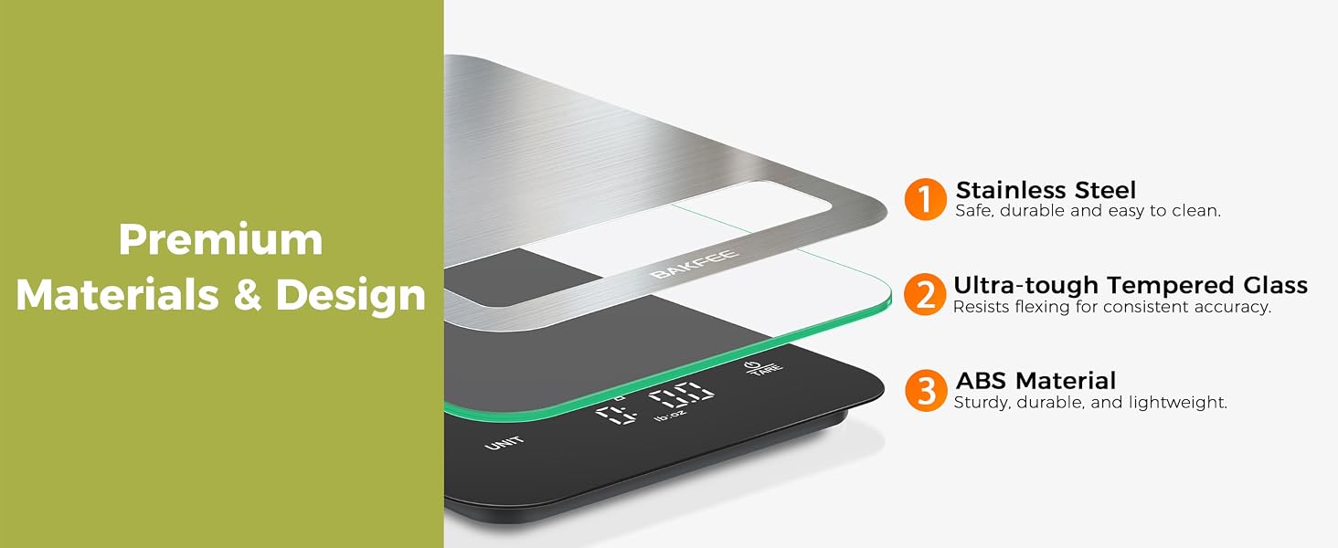 BakFee Waterproof Scale