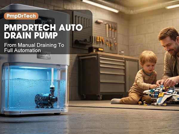Upgraded Automatic Smart Dehumidifier Pump