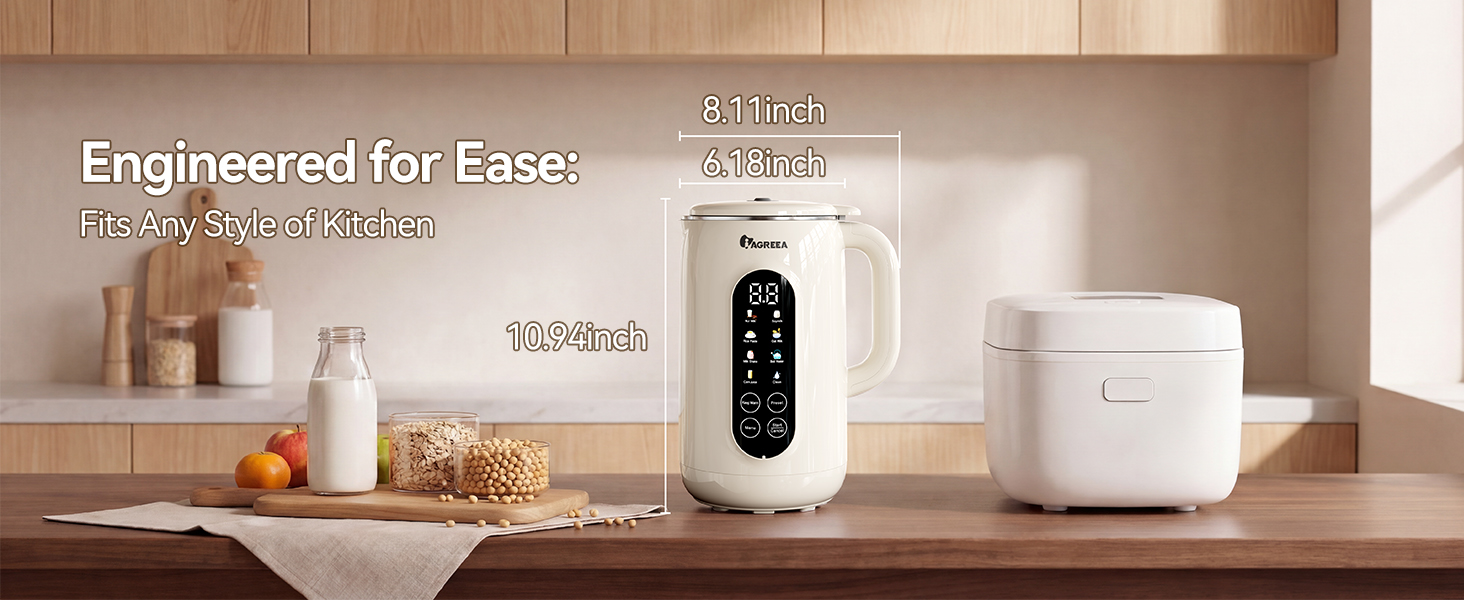 nut milk maker size