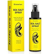 Grocerism Sea Salt Spray for Hair, Texturizing Beach Wave Spray for Thicker, Fuller Hair, Adds Vo...