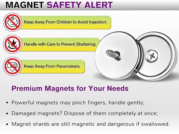 screw on magnets magnets with screw holes rock light magnetic mount