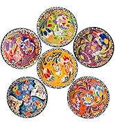 BCS Ceramic Pinch Bowls Set of 6, Small Bowls for Dipping - Cooking Prep & Charcuterie Board Bowl...