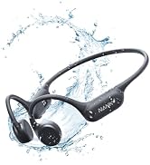 NANK Runner4 Bone Conduction Headphones, Open Ear Bone Headphones Bluetooth 5.4, IP68 Waterproof ...