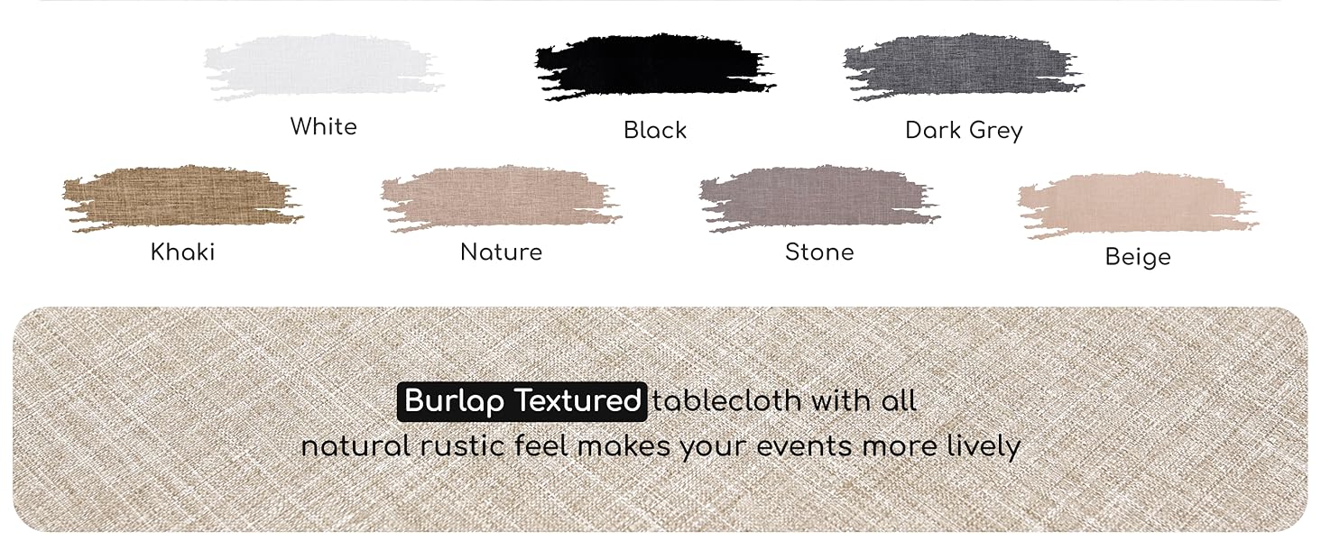 neutral tablecloths