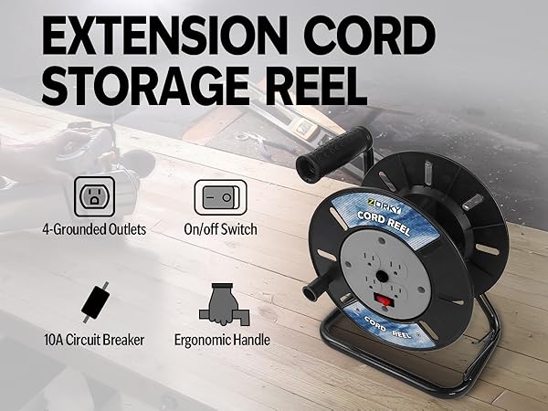 extension cord storage reel