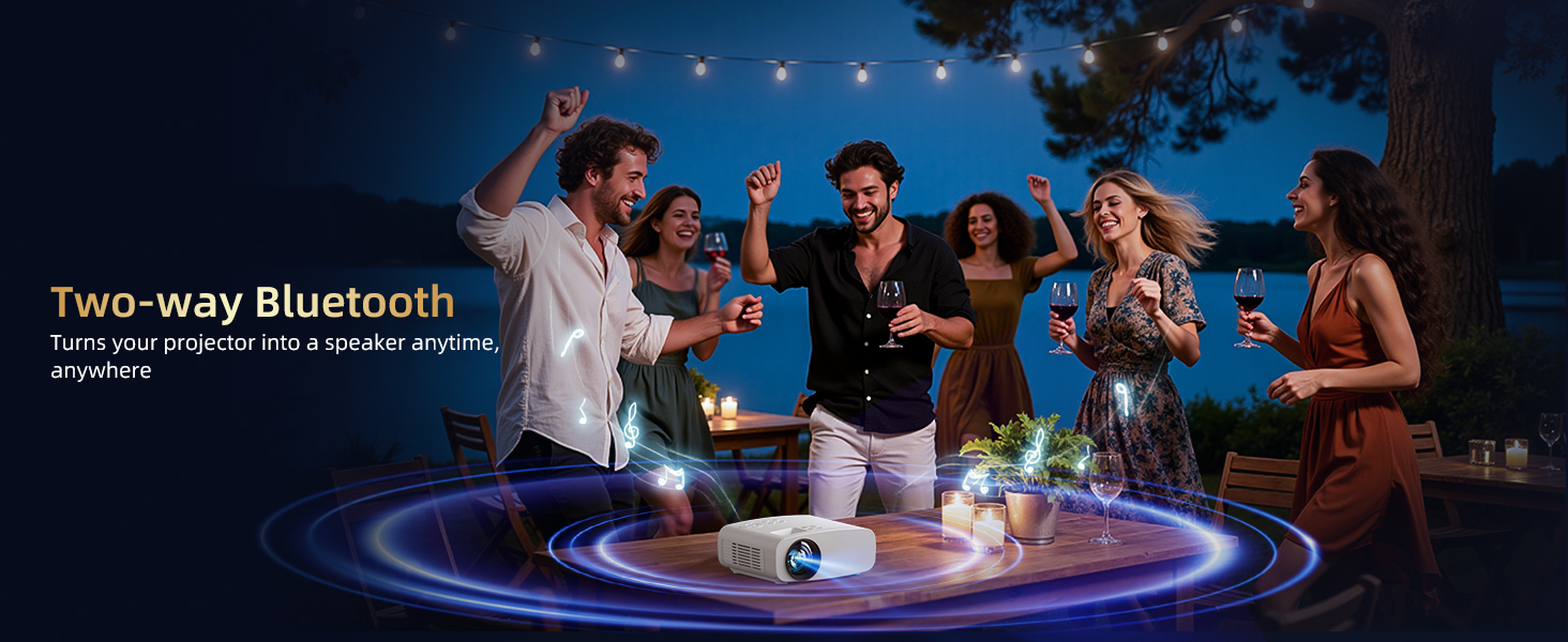 projector with wifi and bluetooth