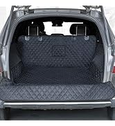 PETICON SUV Cargo Liner for Dogs, Waterproof Pet Cargo Cover Dog Seat Mat for SUVs Sedans Vans wi...