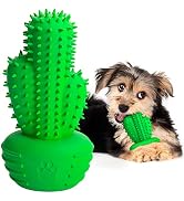 Pamlulu Christmas Dog Gifts, Dog Toys for Small Dogs Dog Toothbrush for Teething Cleaning, Rubber...