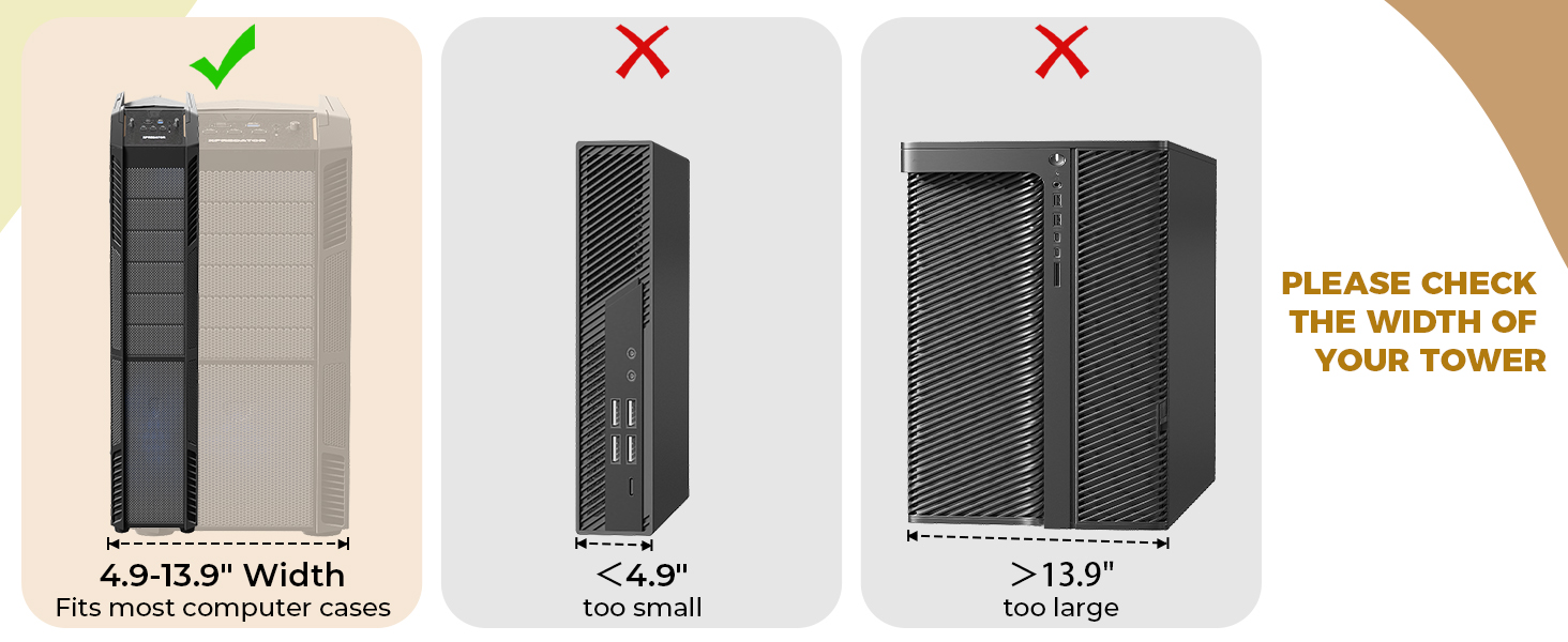 PLEASE CHECK THE WIDTH OF YOUR TOWER