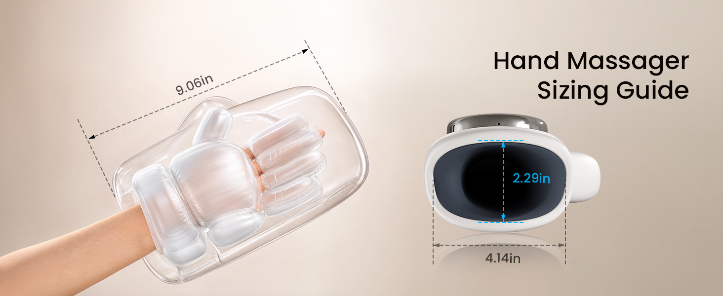 professional hand massager for arthritis and carpal tunnel with heat and compression UL certified