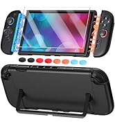 Switch 2 Cute Cover Case, Dockable Hard Protective Shell for Nintendo Switch 2, Split Design, Sli...
