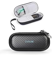 Luxtude Double Glasses Case Hard Shell, Double Eyeglass Case Dual Sunglasses Cases, Travel Sungla...