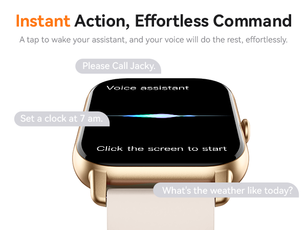 smart watch with voice assistant
