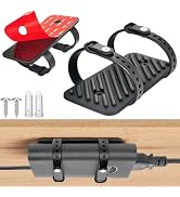 Silicone Laptop Charger Mount,under desk power brick holder,1 pack | secure universal bracket Org...