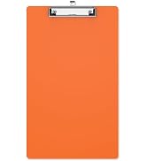 Macroclo Legal Size Clipboard, Orange Plastic 8.5 x 14" Clipboards for Lawers, Large Clip Boards,...