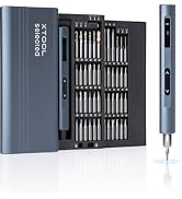 xTool Selected 52-in-1 Mini Electric Screwdriver and Drill, 48 Bits, 400RPM | 39 screw bits plus ...