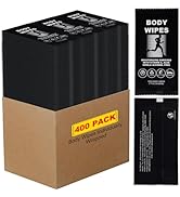 Body Wipes for Women and Men Individually Wrapped Face and Body Wipes, Bath Wipes for Adults No R...