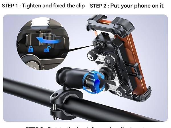 phone holder for motorcycle