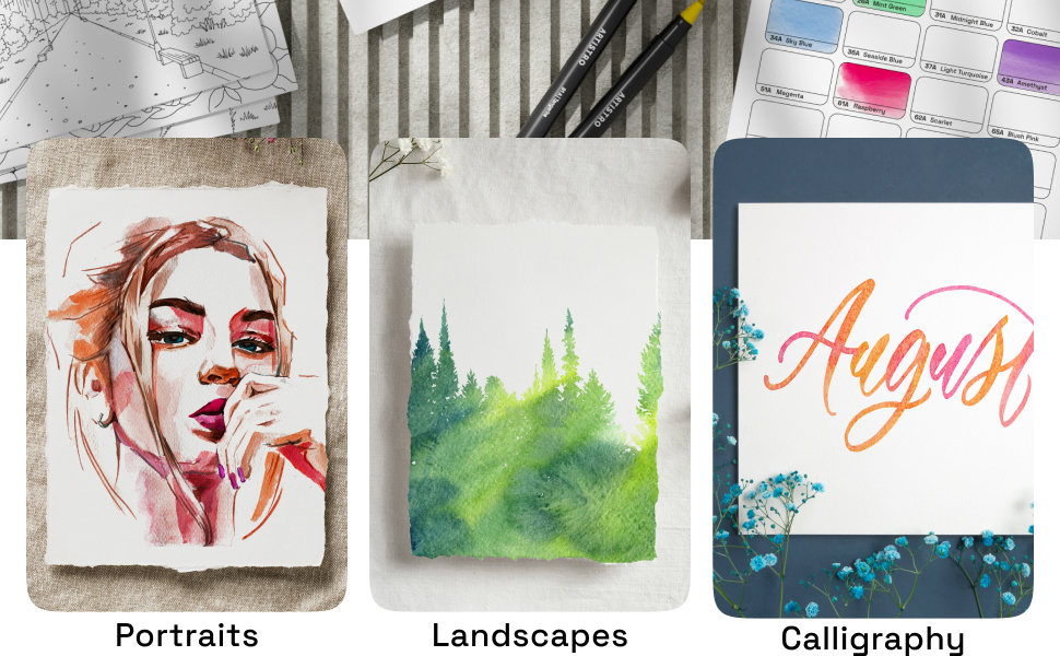 Perfect for portraits, landscapes and calligraphy