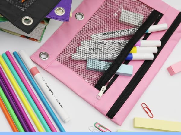 oxford fabric pencil pouch
