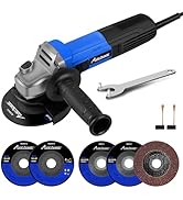 AVID POWER Angle Grinder, 7.5-Amp 4-1/2 inch Electric Grinder Power Tools with Grinding Wheels, C...