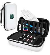 Golf Glove Holder Case with Glove Shaper - Golf Accessories Organizer for Men & Women, Premium Pr...
