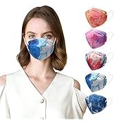 KN95 Face Masks 50 Pack 5-Ply Breathable Safety Respirator Multicolor Cup Dust Disposable KN95 Mask