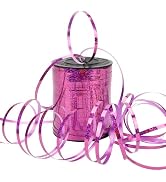 Laviria 600 Yards Curling Ribbon, Balloon String Roll Ribbon and Bows for Gift Wrapping Birthday ...