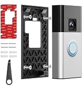 No Drill Adhesive Video Doorbell Mount Compatible with Ring Battery Doorbell (2024 Release), Stro...