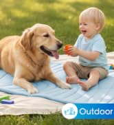 BECEMURU Dog Cooling Mat, Q-MAX>0.46 Thickened Breathable Cold Pad for Summer Active Dog, 60"x40"...