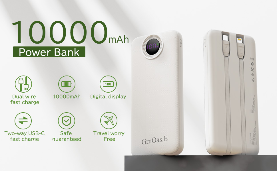 10000mAh power pank fast charging