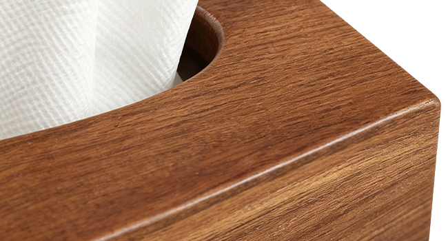 Acacia Wood Tissue Box Holder