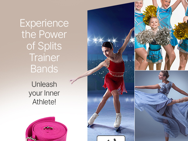 leg stretcher strap gymnastics equipment leg stretcher leg bands cheer stuff cheerleading