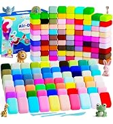Air Dry Clay 156 Colors, Modeling Clay for Kids, Model Magic Clay, DIY Molding Clay Kit with Scul...
