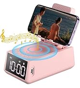 Deeyaple Gifts for Men/Women 3 in 1 Wireless Bluetooth Speaker with Loud Alarm Clock Cell Phone S...