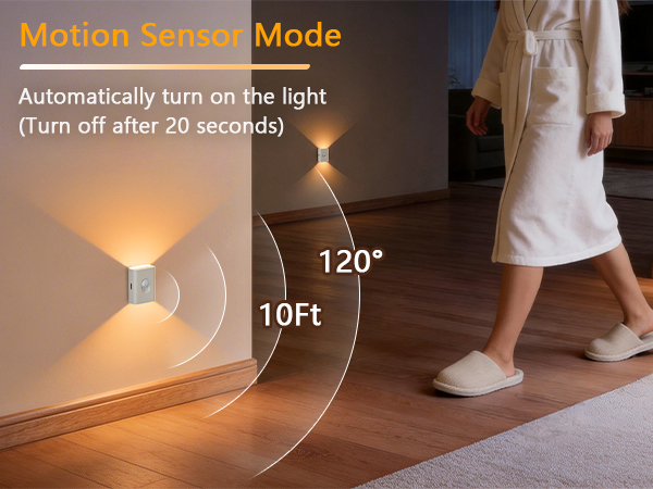 motion sensor night light battery operated