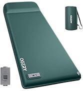 OGERY Self Inflating Sleeping Pad with Electric Pump, 3.15" Ultra-Thick Memory Foam Camping Pad, ...