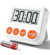 Digital Kitchen Timer, Magnetic Countdown Timer with Large LCD Display | Loud, Low & Silent Alarm...