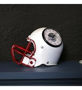 AOROTOE Football Helmet Desk Clock Gifts for Men Boys Bedroom Decor Cave Office Desk Decor Stuff ...