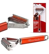 Warren London Undercoat Rake Brush for Dogs and Cats - Premium Deshedding Tool for Long Haired Pe...