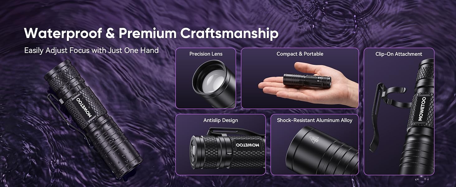 395NM BLACK LIGHT FLASHLIGHT
