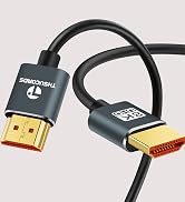 Thsucords Ultra Thin HDMI Cables 1.6FT, Slim & Flexible Soft 8K 4K HDMI to HDMI Cable (HDMI Cord)...