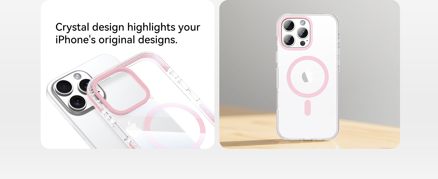 Crystal design highlights your iPhone‘s original designs.